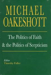 Cover of: The politics of faith and the politics of scepticism