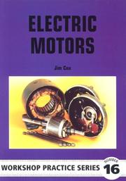 Cover of: Electric Motors: Workshop Practice Series, Number 16