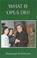 Cover of: What is Opus Dei?