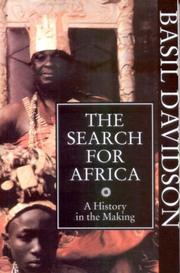 Cover of: The Search for Africa by Basil Davidson