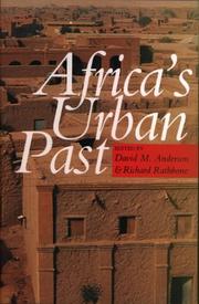 Cover of: Africa's Urban Past