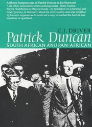 Cover of: Patrick Duncan by C.J. Driver