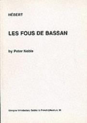 Cover of: Hebert (Glasgow Introductory Guides to French Literature) by Peter Noble