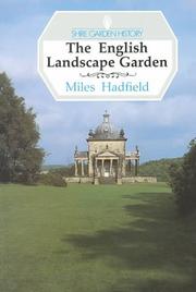 Cover of: The English Landscape Garden (Shire Garden History) | Miles Hadfield