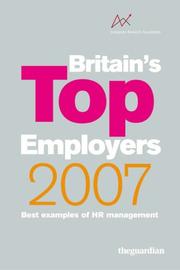 Cover of: Britain's Top Employers (Corporate Research Foundation) by 