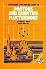 Cover of: Photons and quantum fluctuations