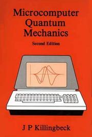 Microcomputer quantum mechanics by J. P. Killingbeck