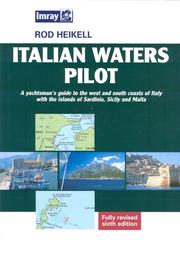 Cover of: Italian Waters Pilot by Rod Heikell