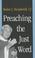 Cover of: Preaching the just word