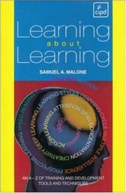 Cover of: Learning About Learning by Samuel A. Malone