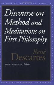 Cover of: Discourse on the method: and, Meditations on first philosophy