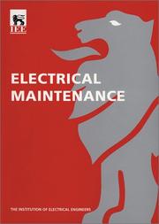 Cover of: Electrical Maintenance