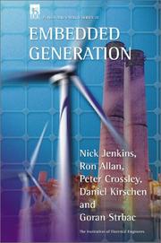 Cover of: Embedded Generation (Power & Energy Ser. 31) by Nick Jenkins, Ron Allan, Peter Crossley, David Kirschen, Goran Strbac