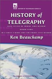 Cover of: History of telegraphy