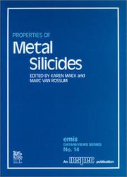 Cover of: Properties of Metal Silicides (E M I S Datareviews Series)