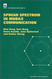 Cover of: Spread spectrum in mobile communication