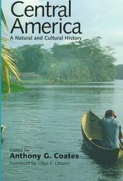 Cover of: Central America: a natural and cultural history