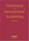 Cover of: Dictionary of international accounting terms