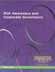 Cover of: Risk Awareness and Corporate Governance by Brian Coyle