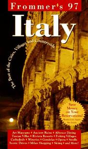 Cover of: Frommer's 97 Italy (Frommer's Italy)