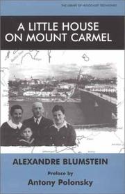 Cover of: A little house on Mount Carmel