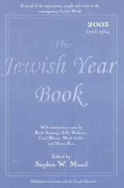 Cover of: The Jewish Year Book 2003