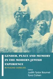 Cover of: Gender, Place and Memory in the Modern Jewish Experience by 
