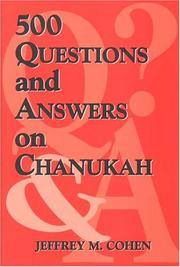Cover of: 500 Questions And Answers on Chanukah by Jeffrey M. Cohen