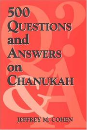 Cover of 500 Questions And Answers on Chanukah