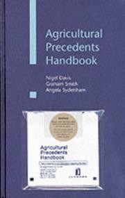 Cover of: Agricultural precedents handbook