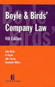 Cover of: Boyle and Birds' Company Law