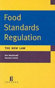Cover of: Food standards regulation: the new law