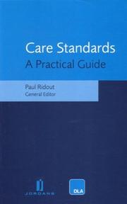 Cover of: Care standards legislation handbook