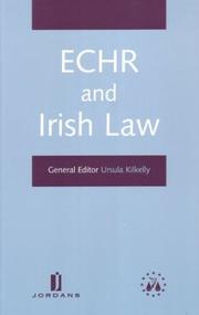 Cover of: ECHR and Irish law