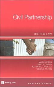 Cover of: Civil Partnership: The New Law