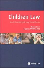 Cover of: Children Law: An Interdisciplinary Handbook
