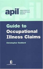 Cover of: Apil Guide To Occupational Illness Claims