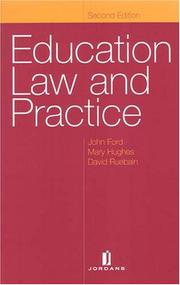 Cover of: Education Law And Practice