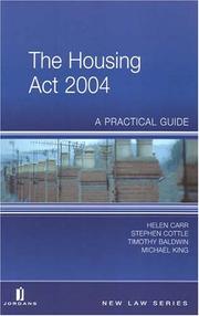 Cover of: Housing Act 2004: A Practical Guide