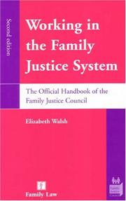 Cover of: Working in the Family Justice System