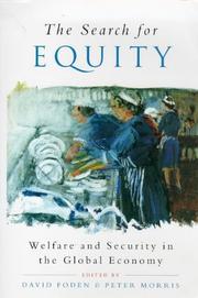 Cover of: The search for equity