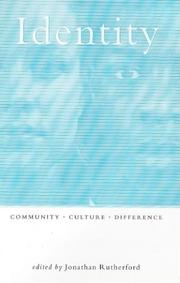 Cover of: Identity by Jonathan Rutherford