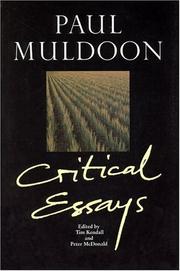 Cover of: Paul Muldoon by 
