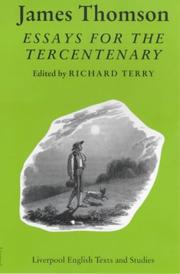 Cover of: James Thomson: essays for the tercentenary