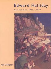 Cover of: Edward Halliday by Ann Compton