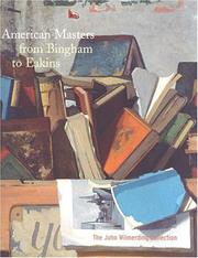 Cover of: American Masters from Bingham to Eakins by Franklin Kelly, Nancy K. Anderson, Charles M. Brock, Deborah Chotner, Abbie N. Sprague