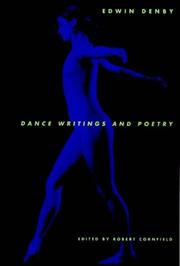 Cover of: Dance writings & poetry | Edwin Denby