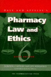 Cover of: Pharmacy Law and Ethics | Ruth Jean Dale