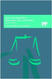 Cover of: Dale And Appelbe's Pharmacy Law And Ethics