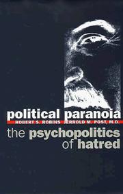 Cover of: Political paranoia by Robert S. Robins